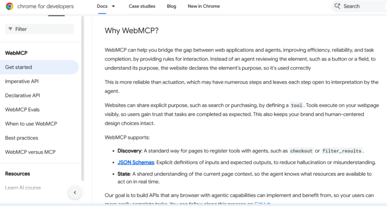 What is WebMCP?