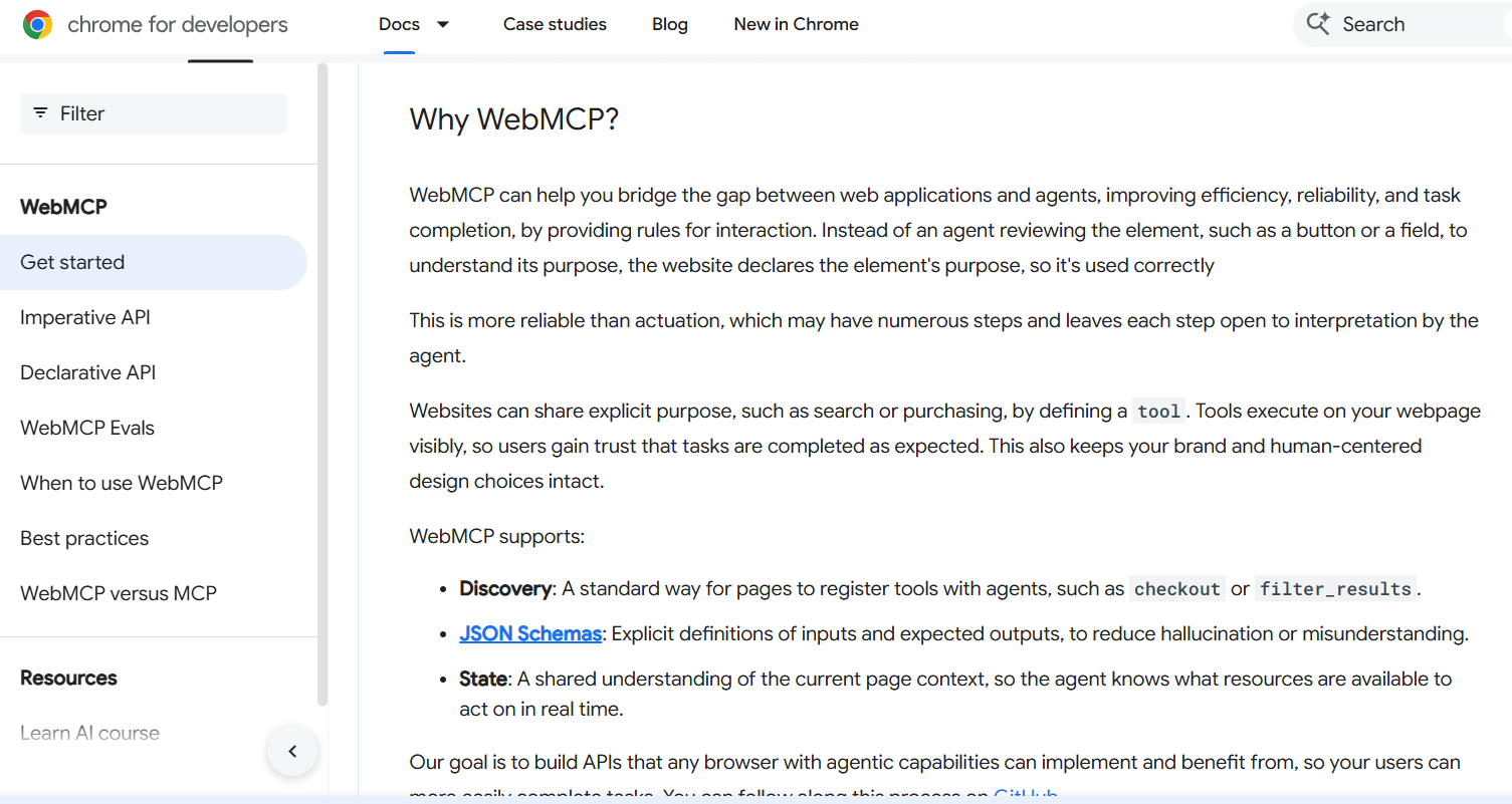 What is WebMCP?