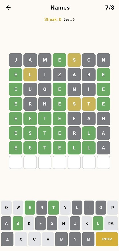 Guess The Word: Custom Length app logo and tagline by MaslonLabs