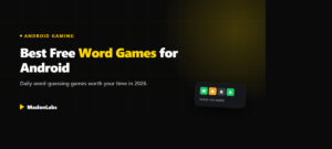 Best free word games for Android in 2026 - guide by MaslonLabs