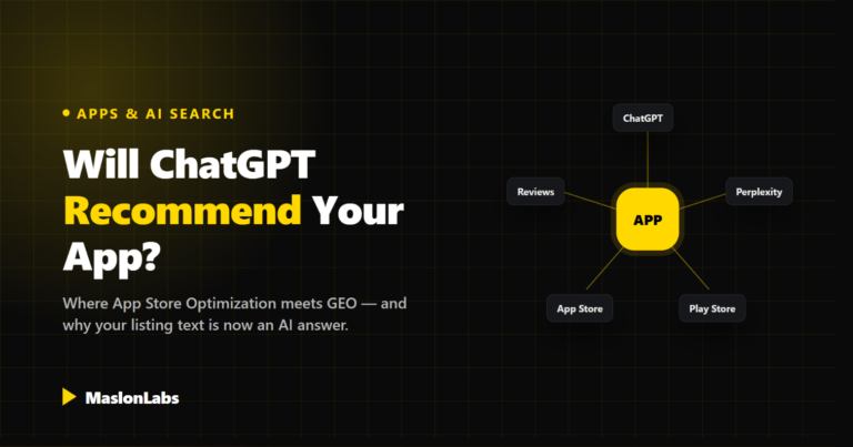 ASO meets GEO: will ChatGPT recommend your app cover image
