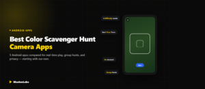Best Color Scavenger Hunt Camera Apps for Android cover image